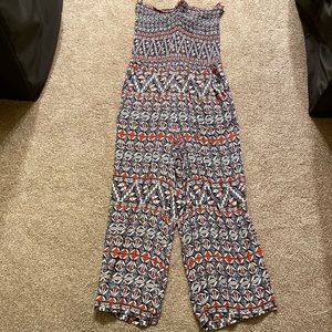 Tory Burch Smocked Jumpsuit
